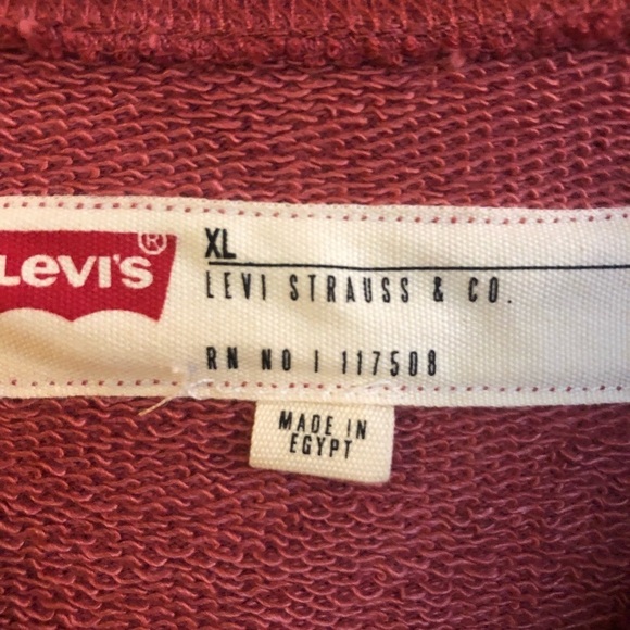 Levi’s Mens Lightweight Sweatshirt NWT - Picture 2 of 9